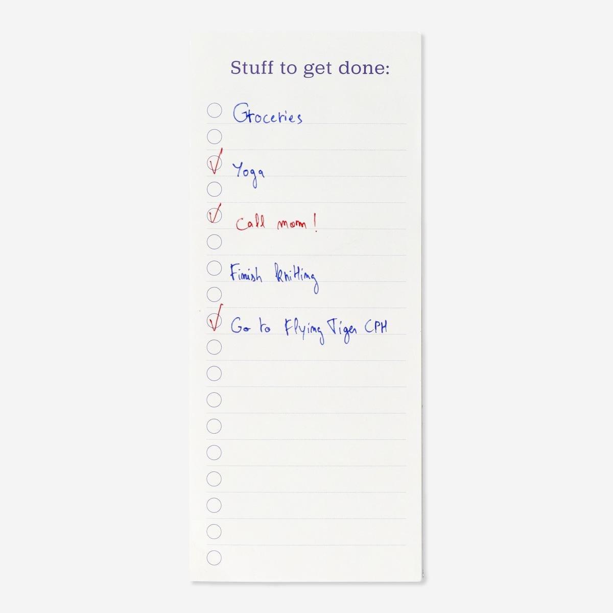 WHITE      Sticky memos
