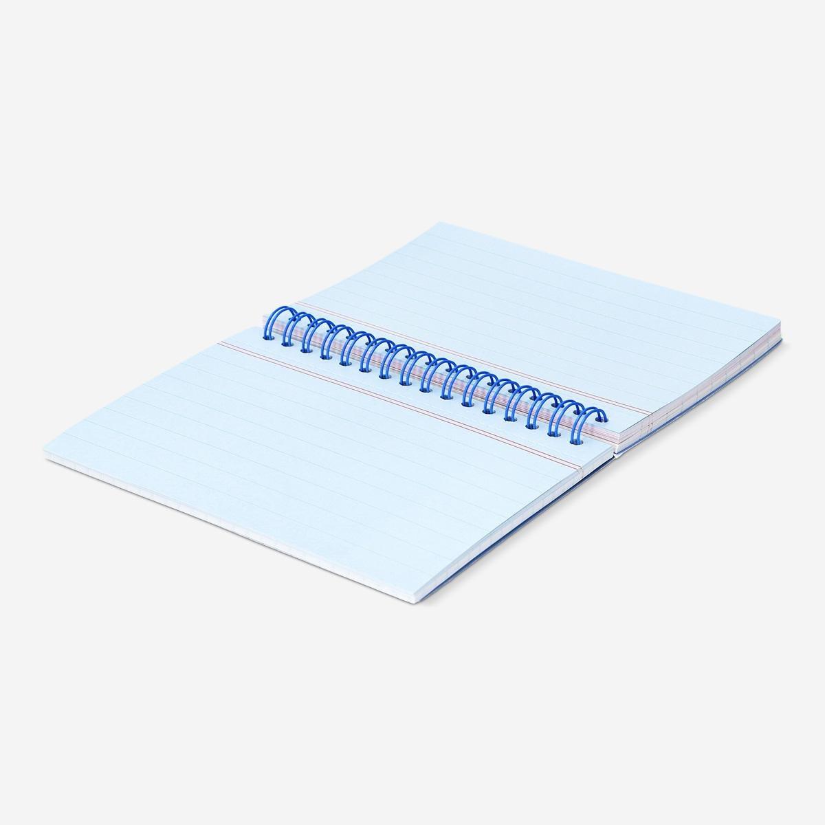 Blue study flash cards