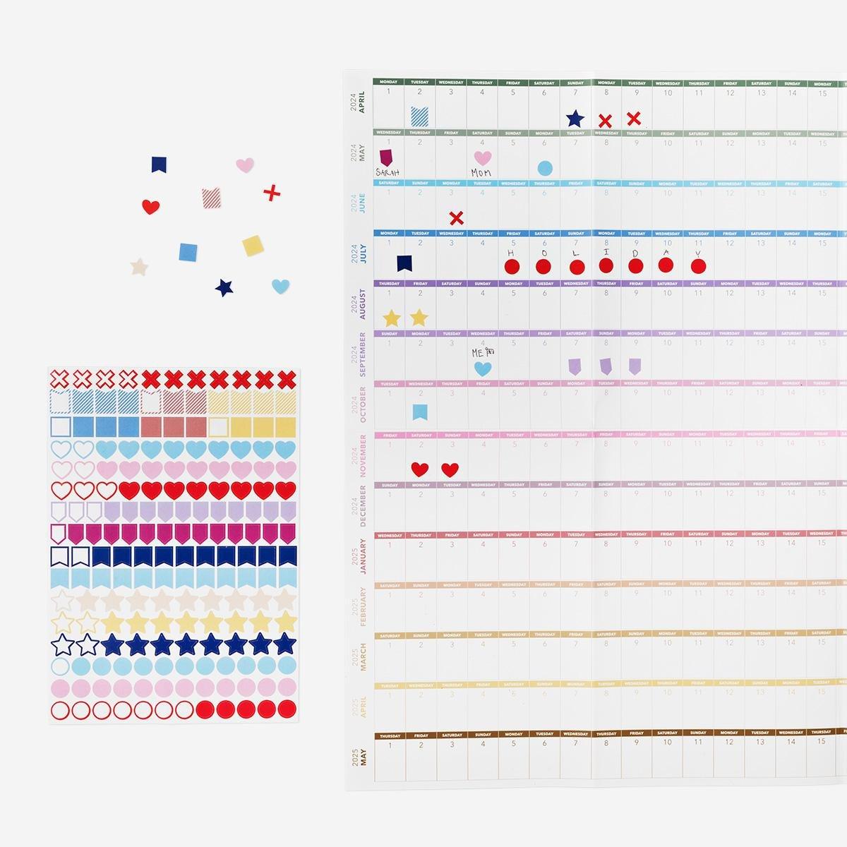 MULTI      Yearly planner. For the wall