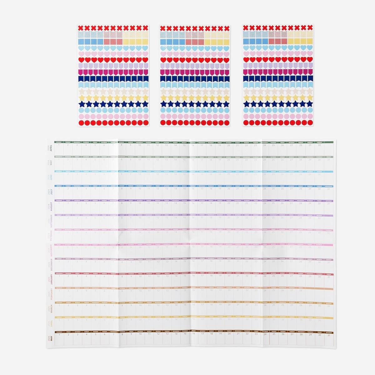 MULTI      Yearly planner. For the wall