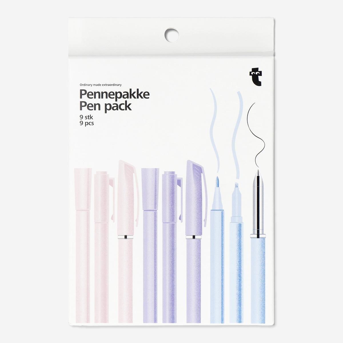 Multicolour pen 9 pcs