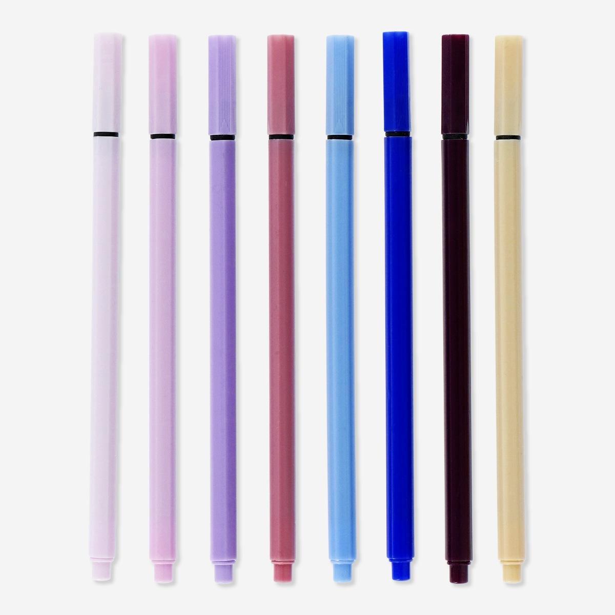 MULTI      Fineliners. 8 pcs