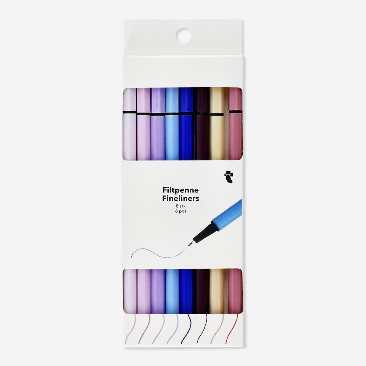 MULTI      Fineliners. 8 pcs