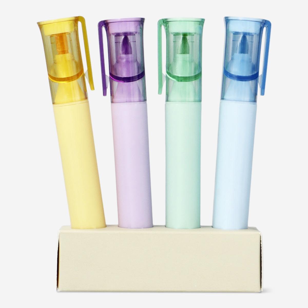 Multicolour highlighters 4 pcs