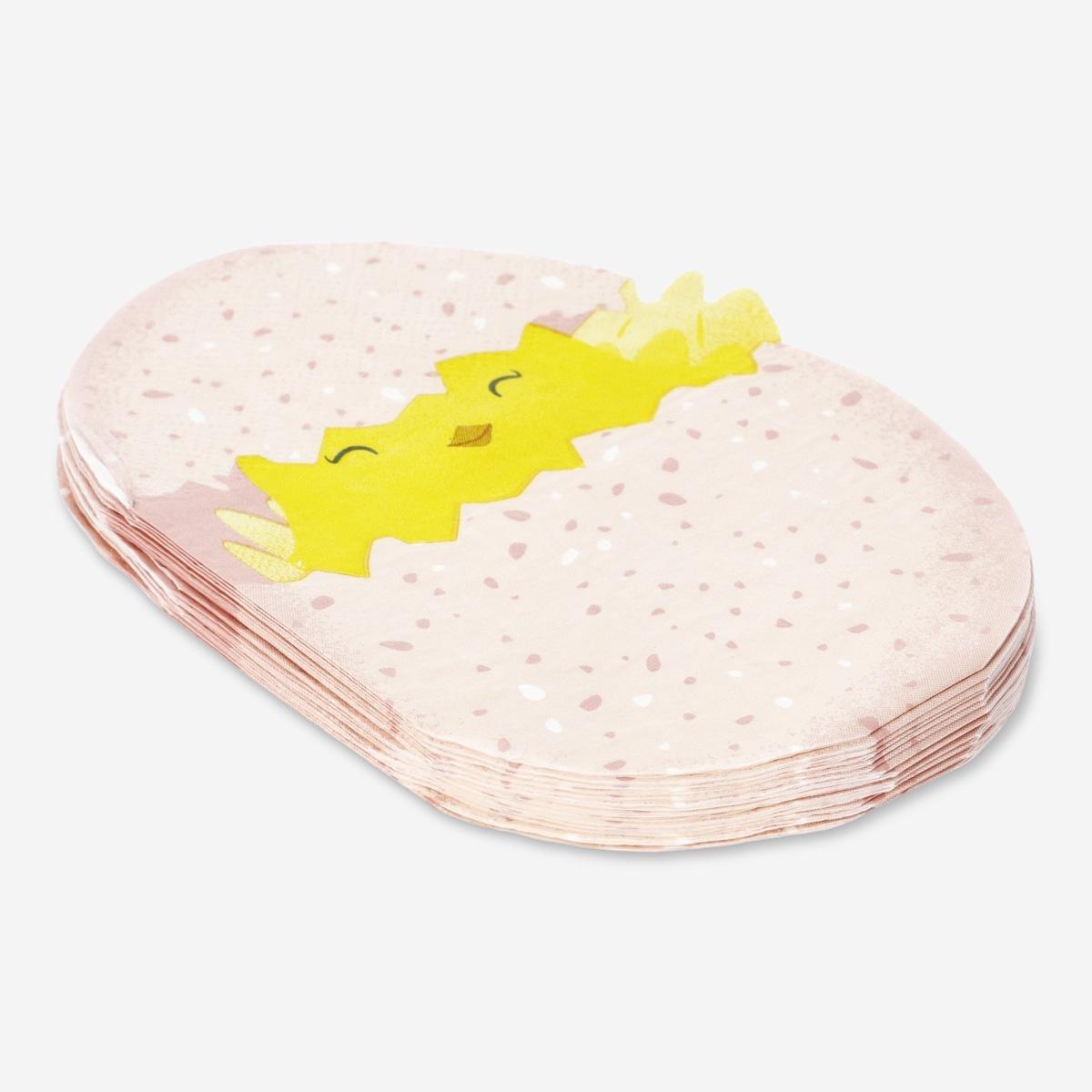 Multicolour easter napkins. 16 pcs