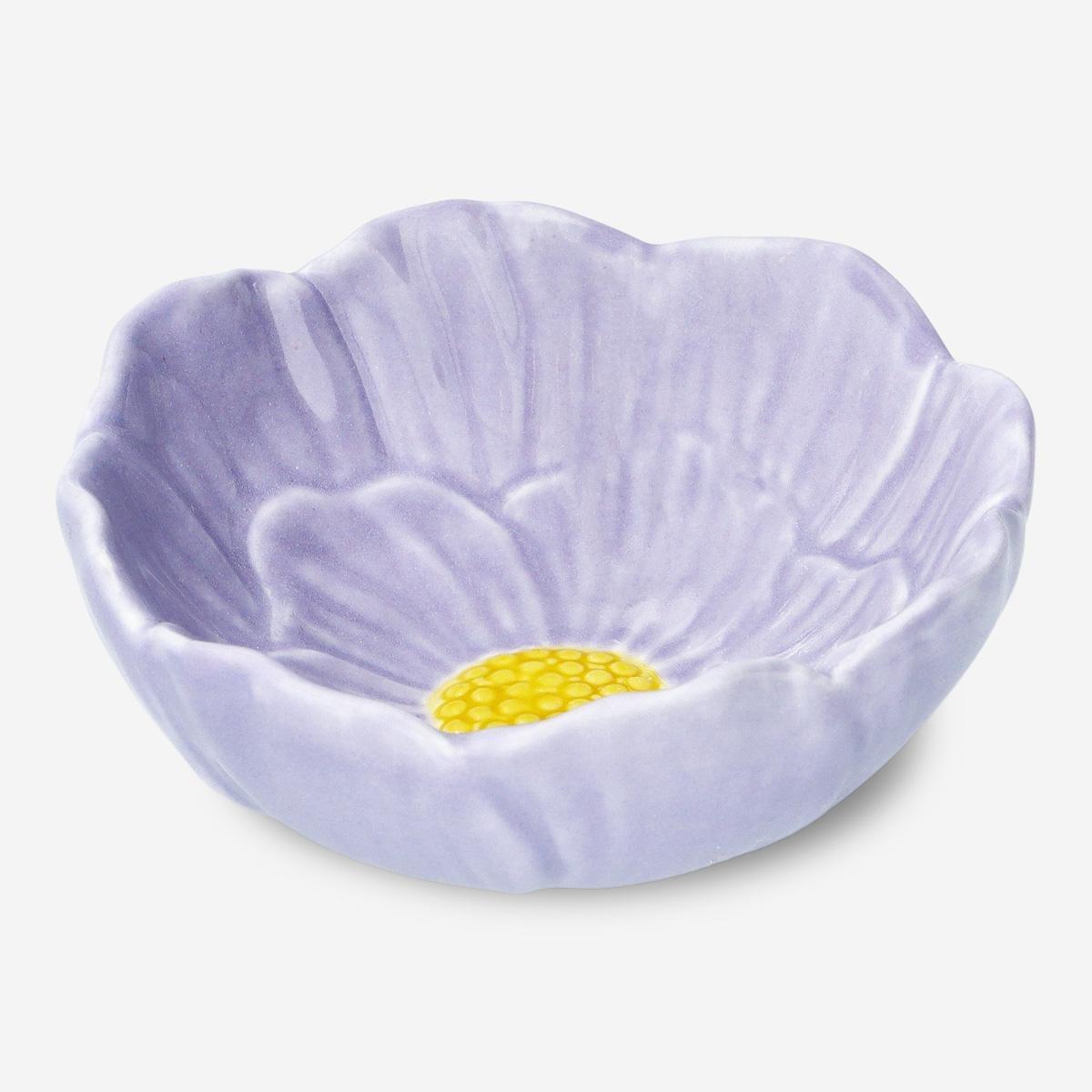 Purple small flower bowl