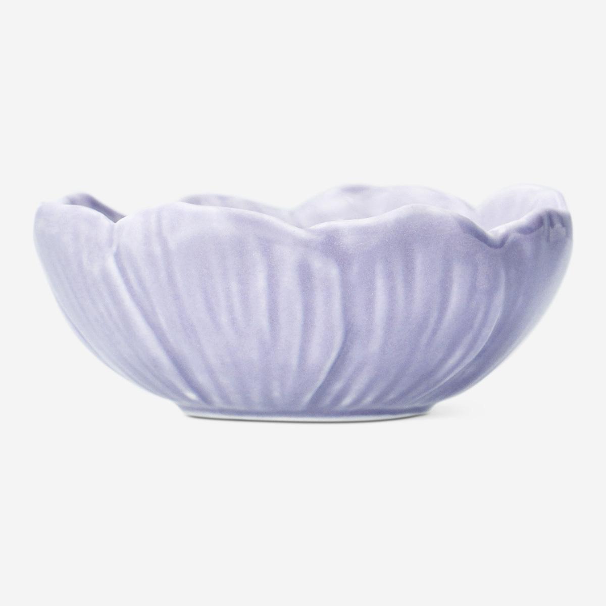 Purple small flower bowl