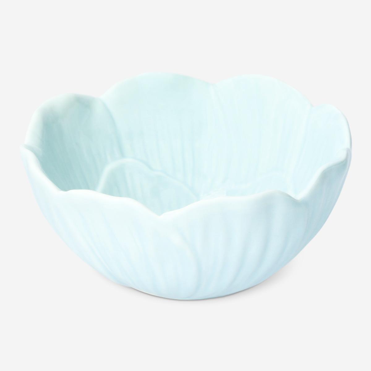 Blue flower bowl. medium