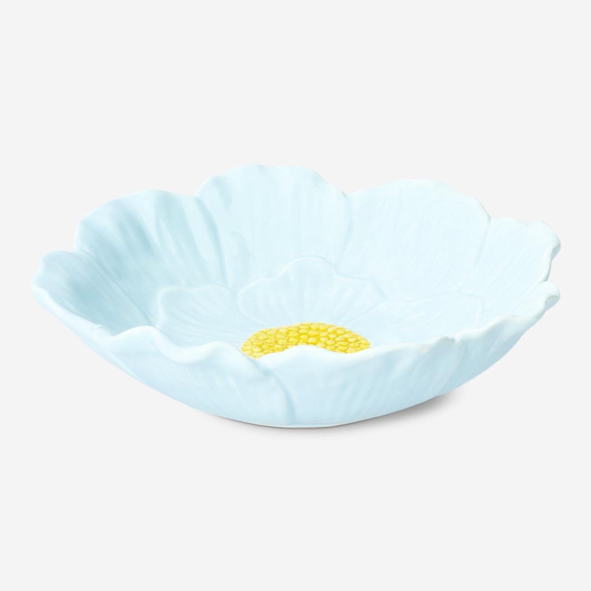 Blue Flower Bowl. Large