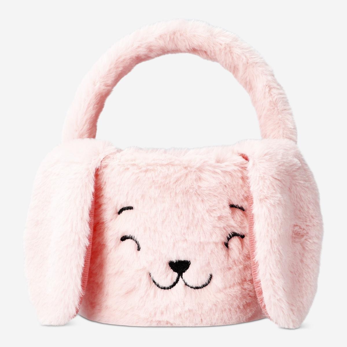 Pink easter basket