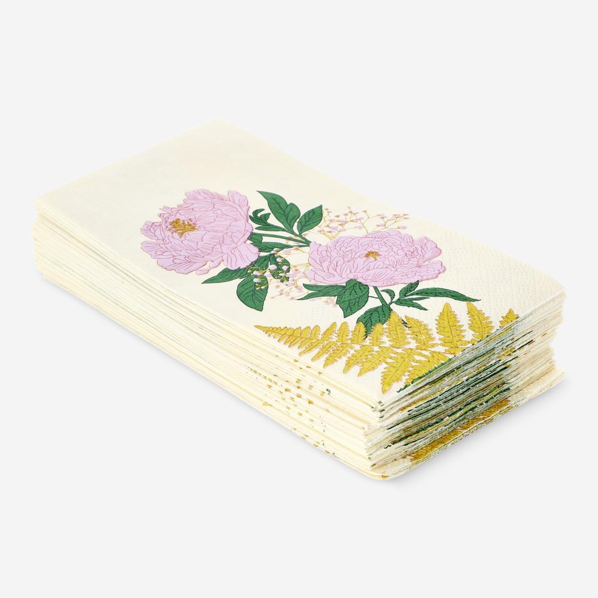 Multicolour napkins. 16 pcs