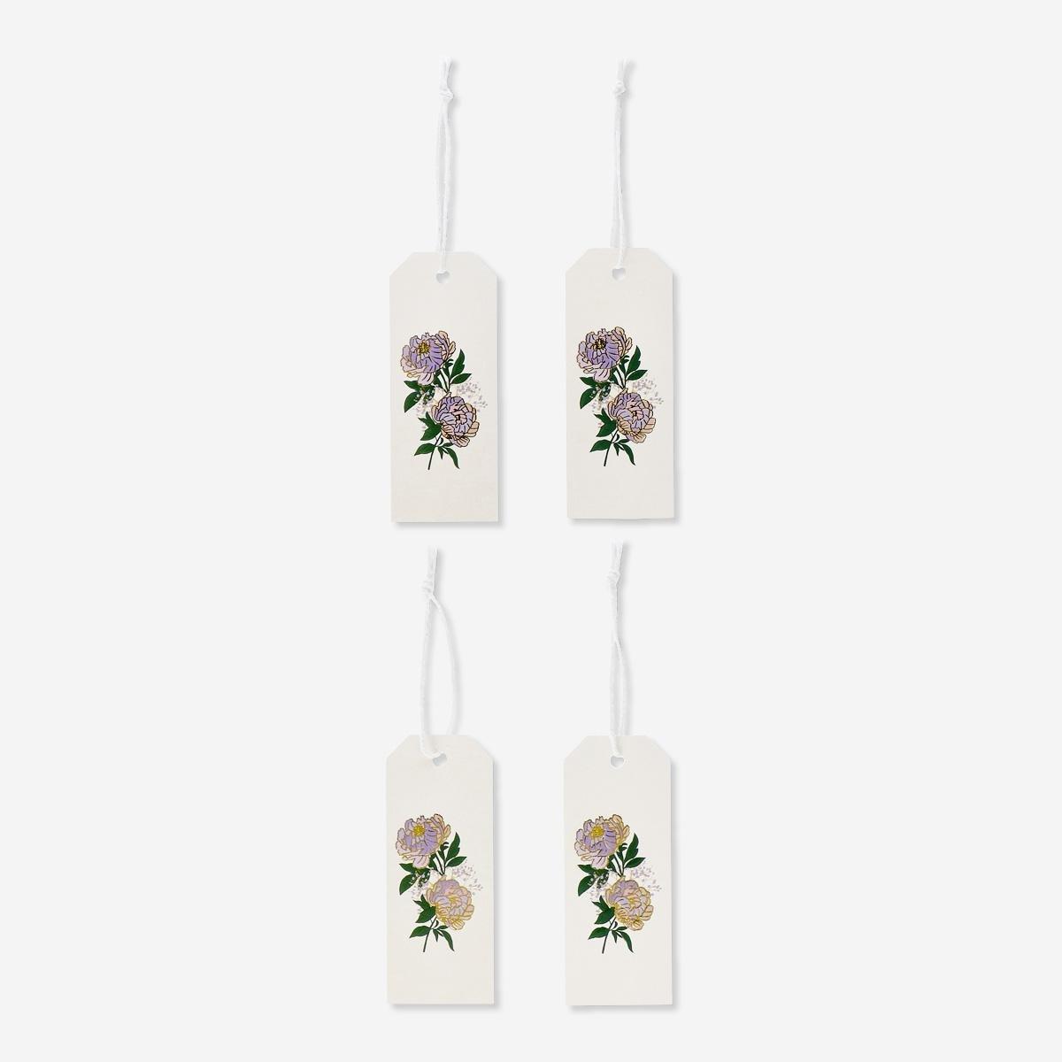 Multicolour Gift Tags. 4 Pcs