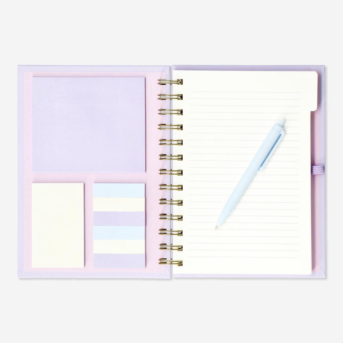 Purple notebook