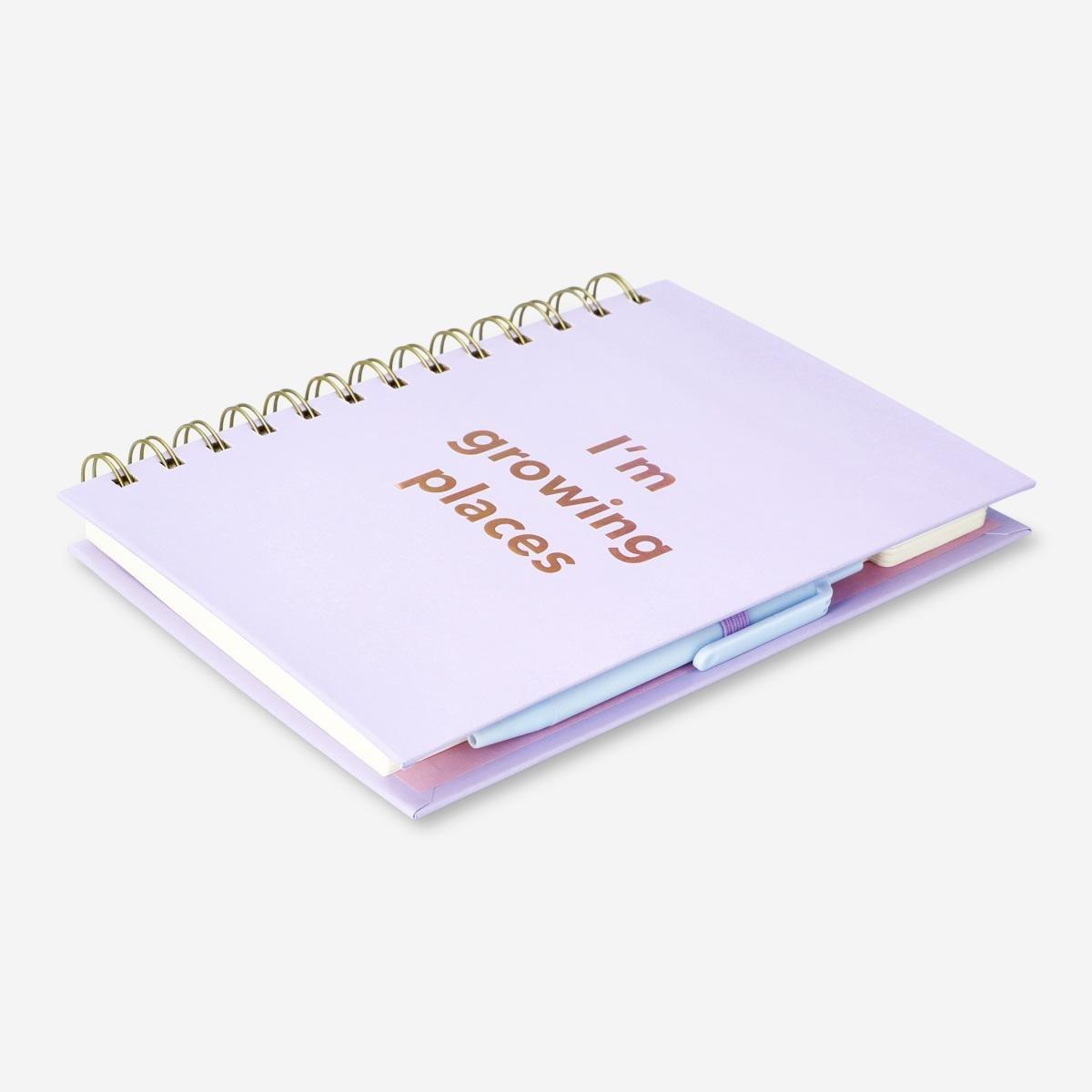 Purple notebook