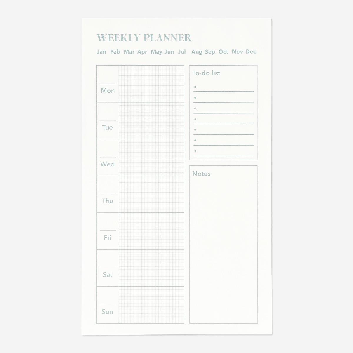 Weekly planner