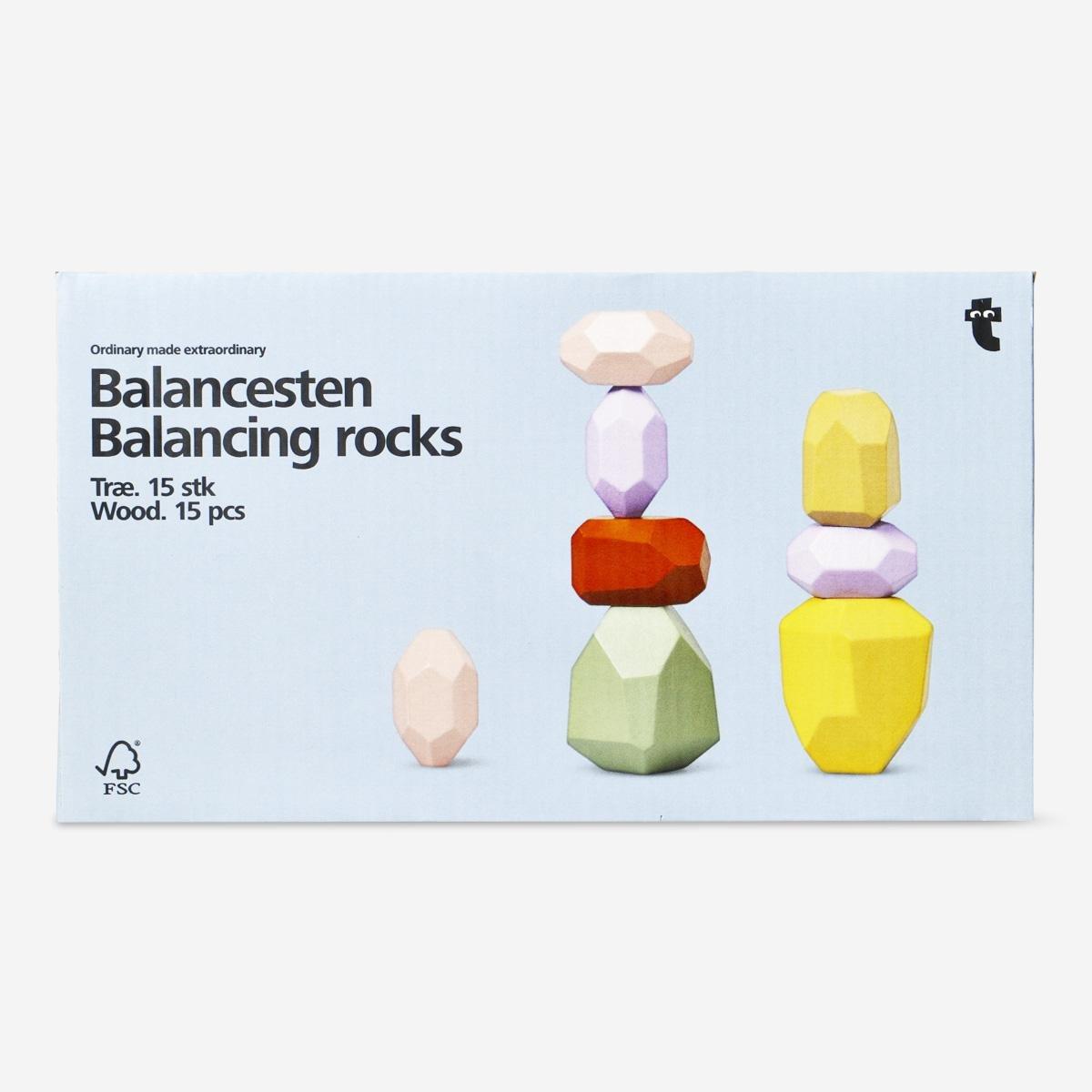 Multicolour balancing stones. 15 pcs