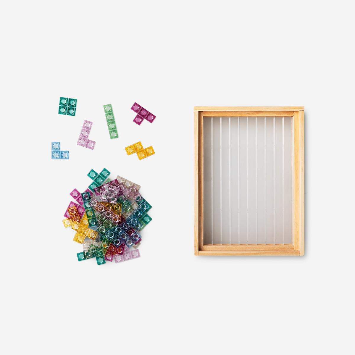 Multicolour Block Puzzle. 36 Pcs