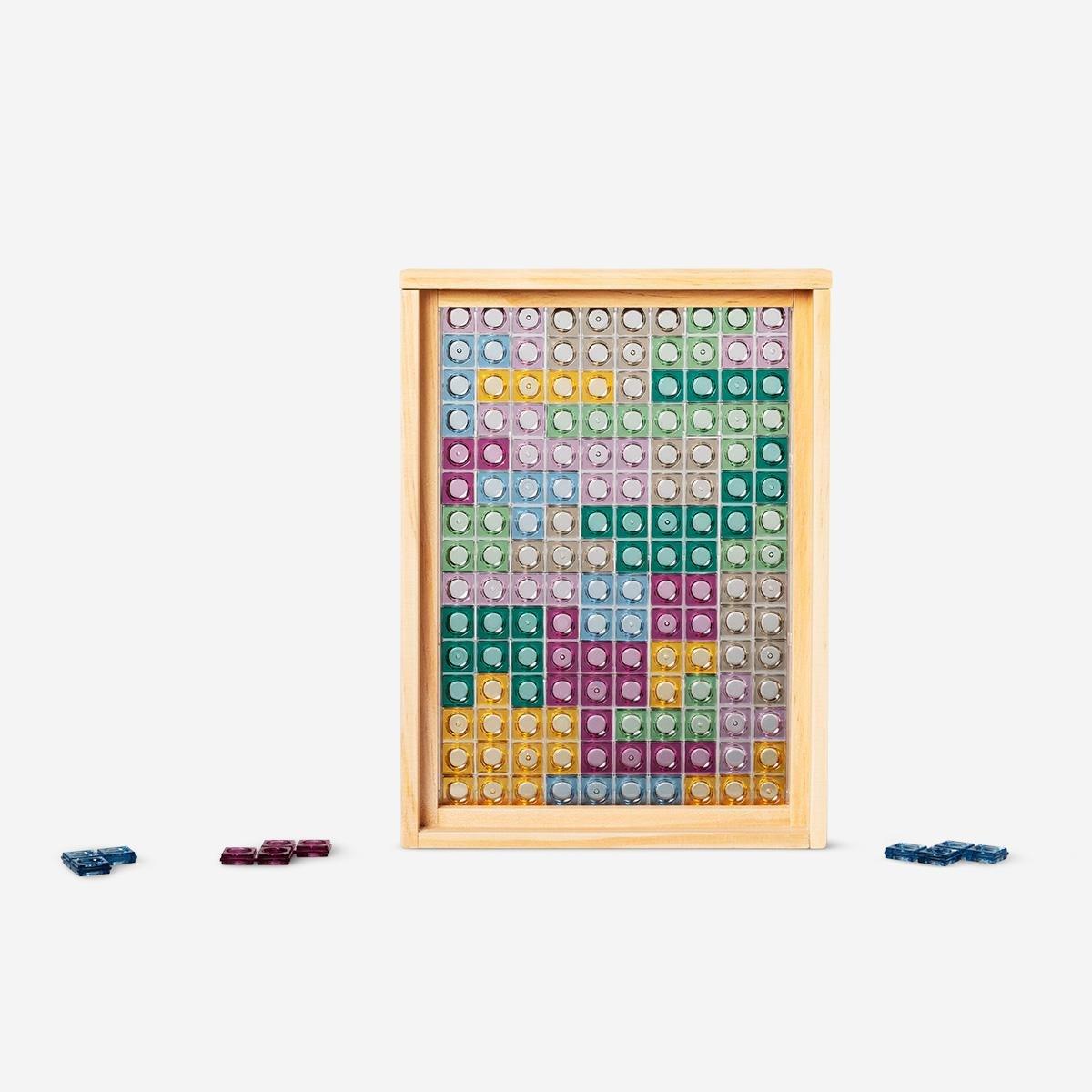 Multicolour block puzzle. 36 pcs