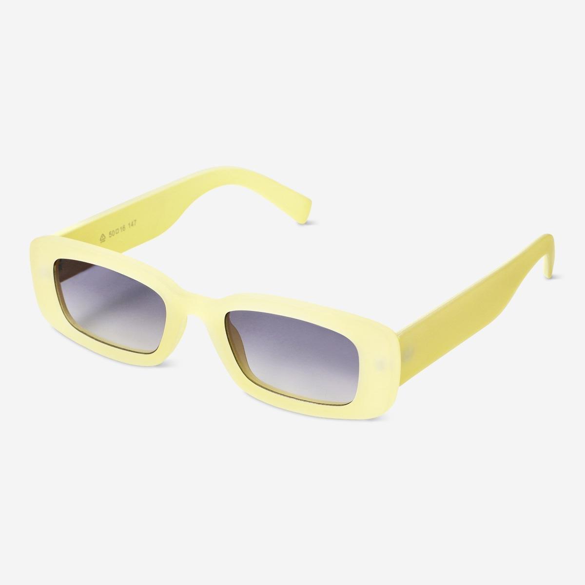 Yellow narrow sunglasses