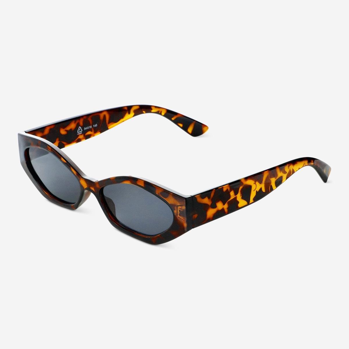 Brown animal print sunglasses