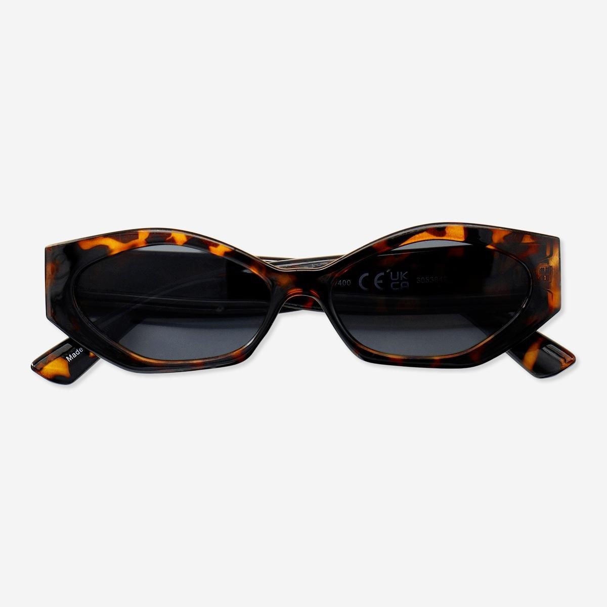Brown animal print sunglasses