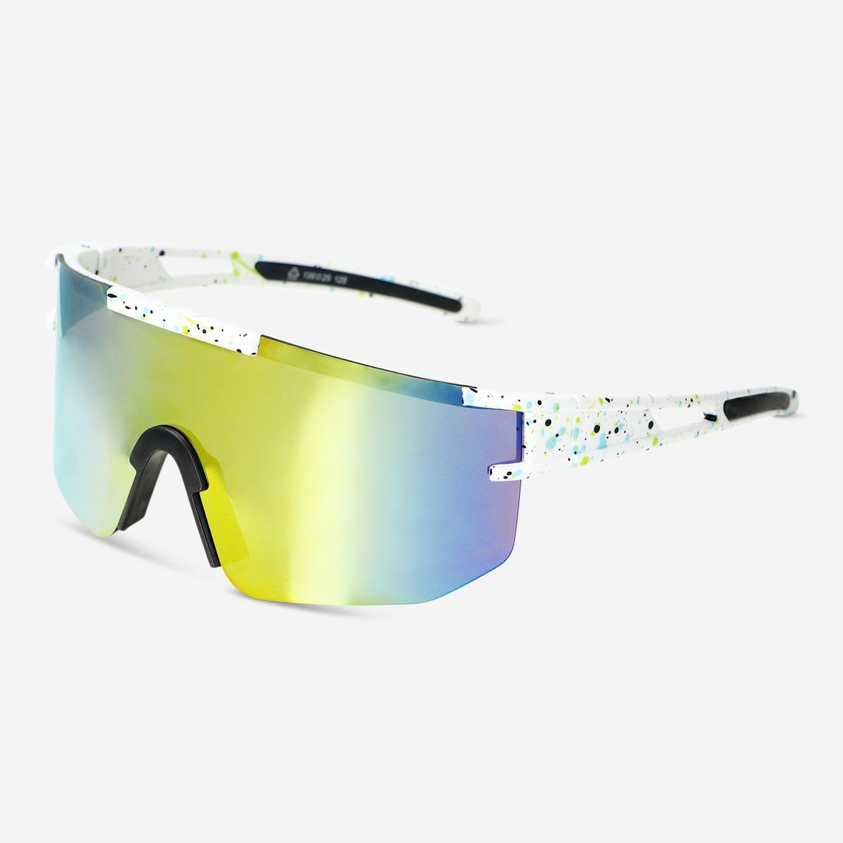 Multicolour  oversized sporty sunglasses