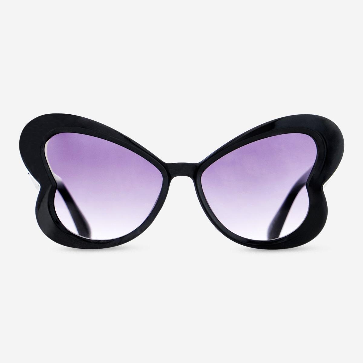 Purple butterfly sunglasses