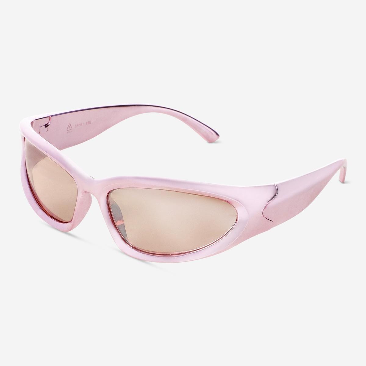 Pink metallic pink sunglasses