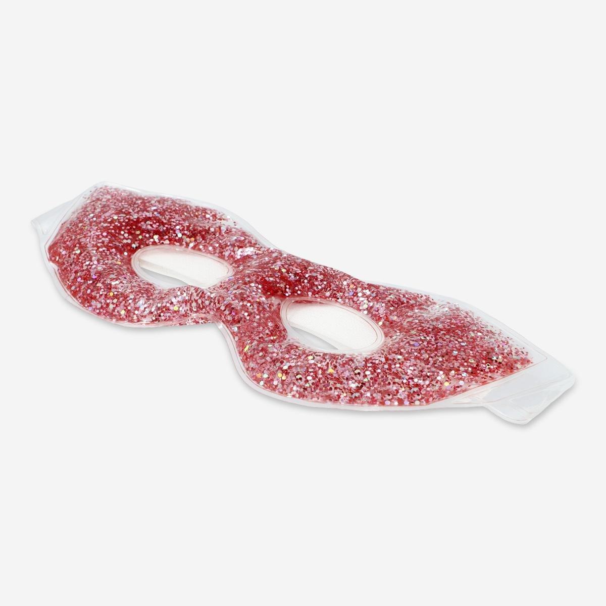 Pink twinkling gel eye mask