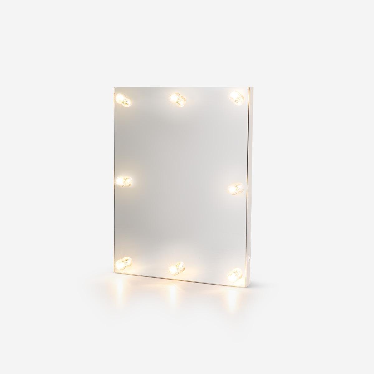 Multicolour Wall-Mounted Illuminated Mirror