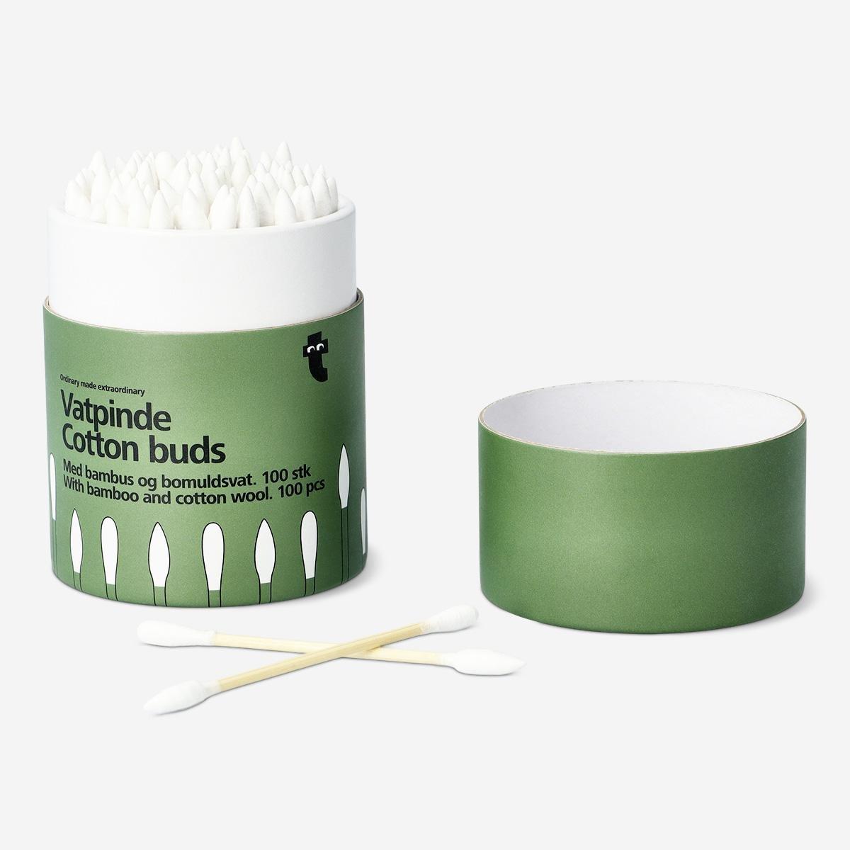 White Cotton Buds. 100 Pcs