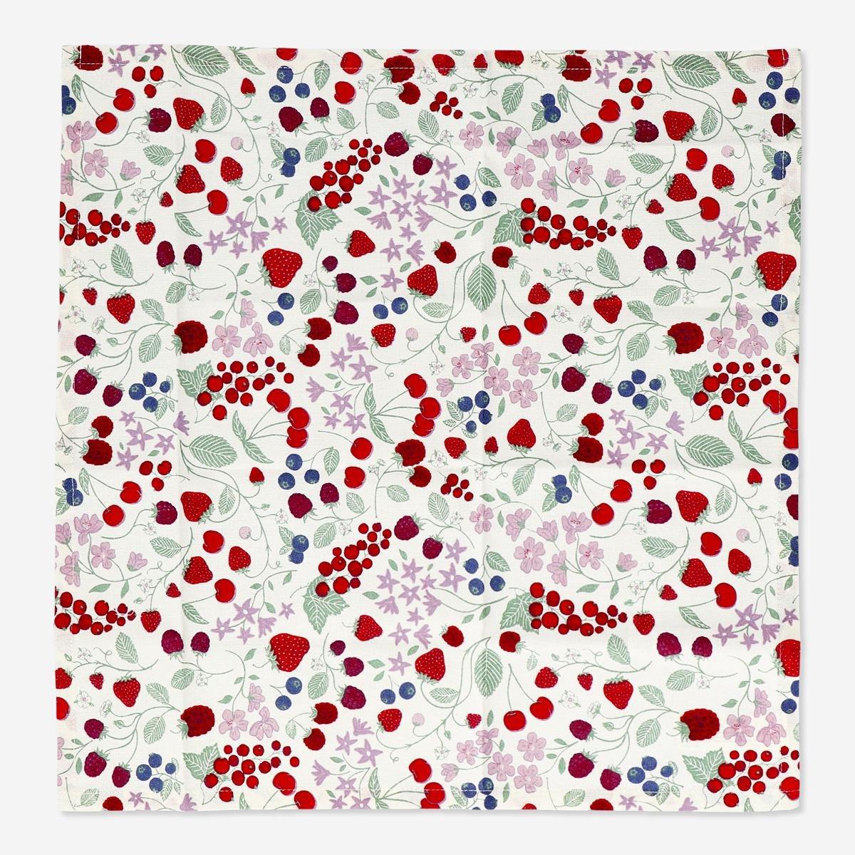 Multicolour fabric napkins. 2 pcs