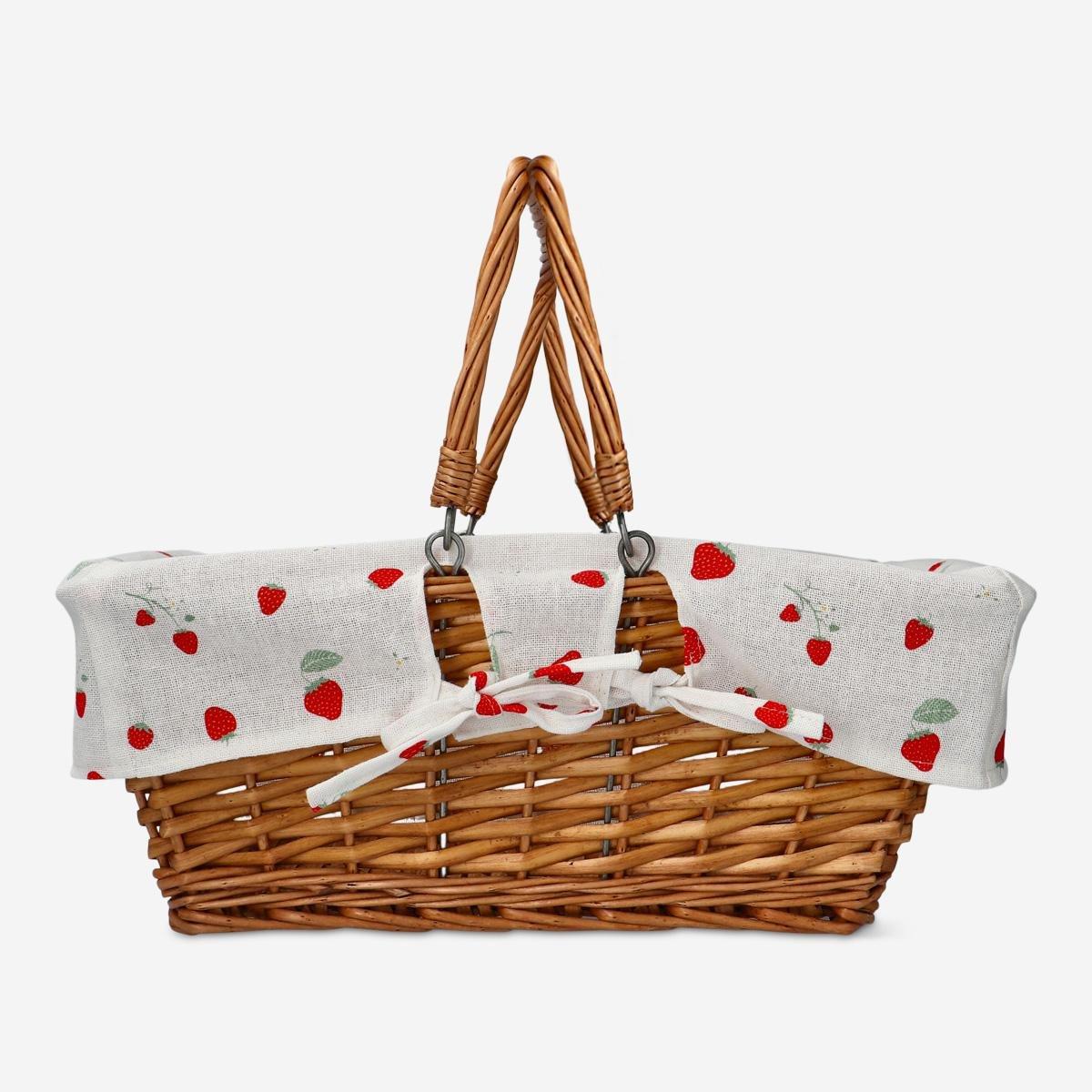 Multicolour picnic basket