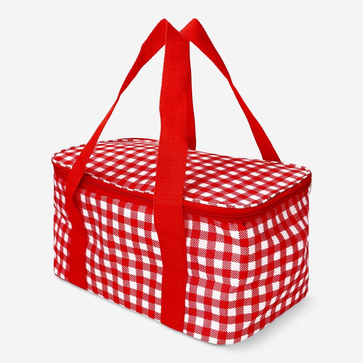 Red cooler bag