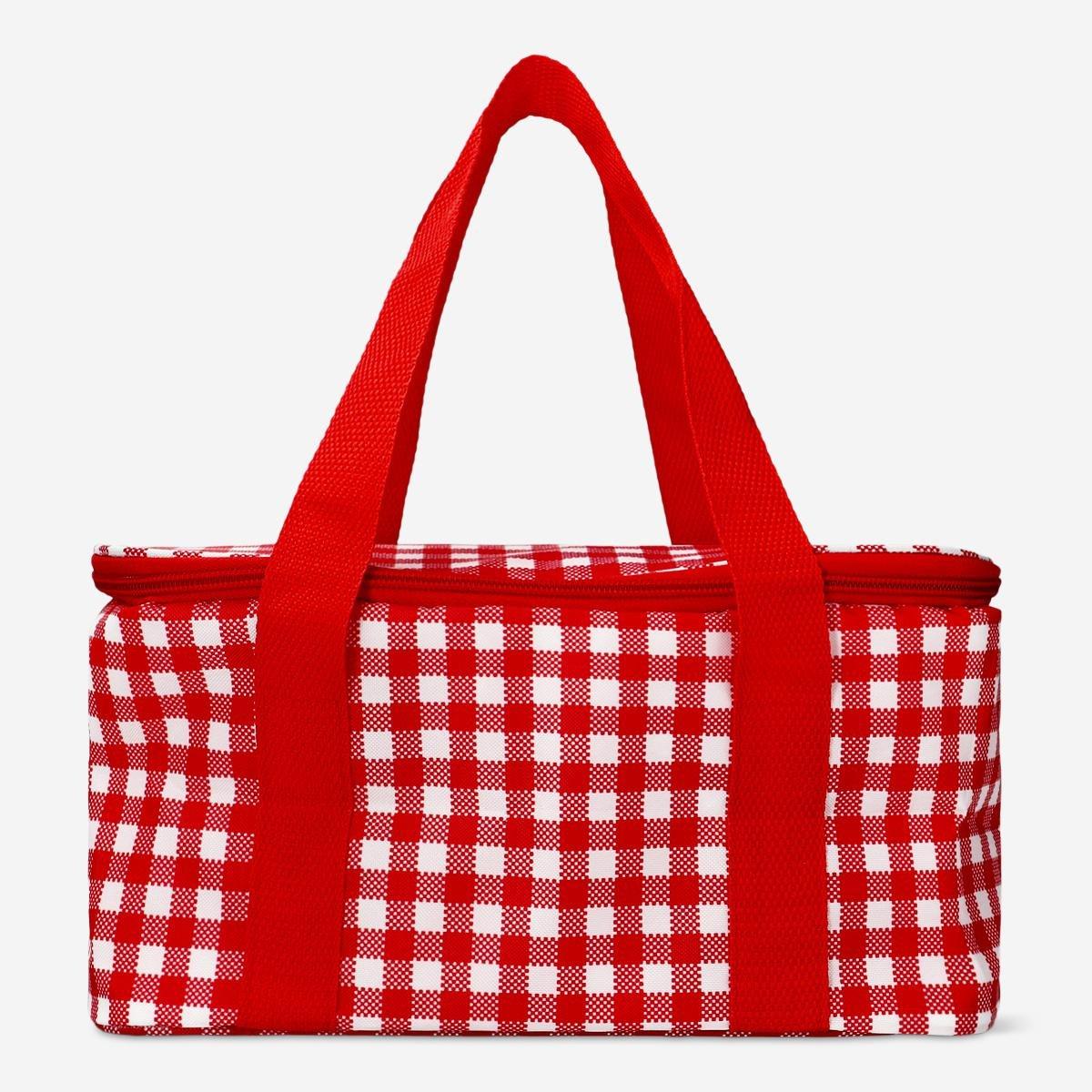 Red cooler bag
