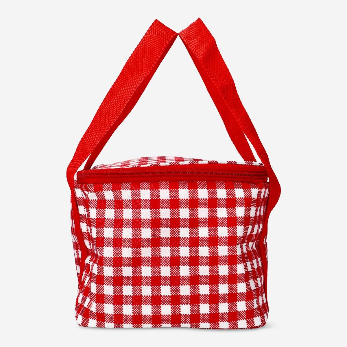 Red cooler bag