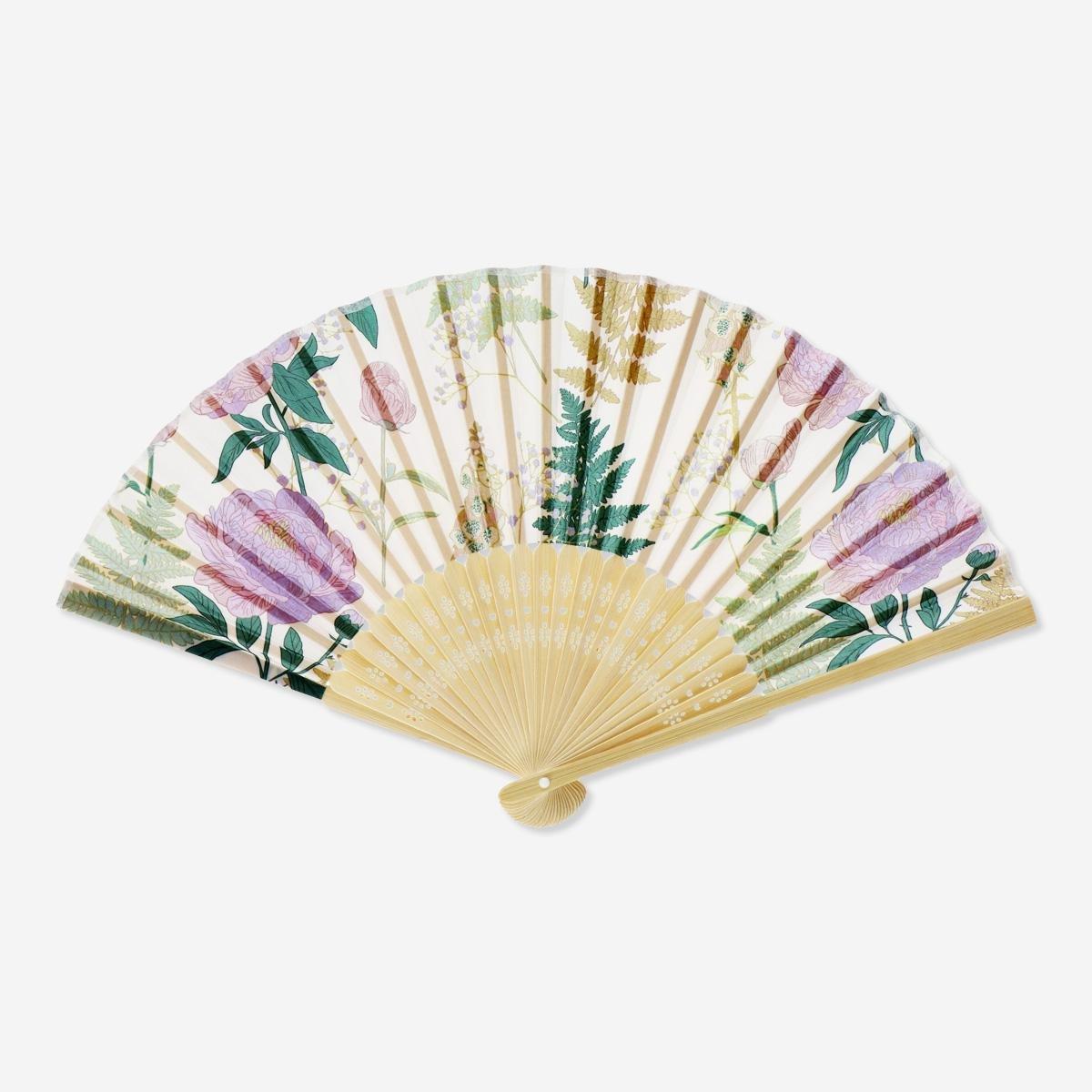 Multicolour foldable fan