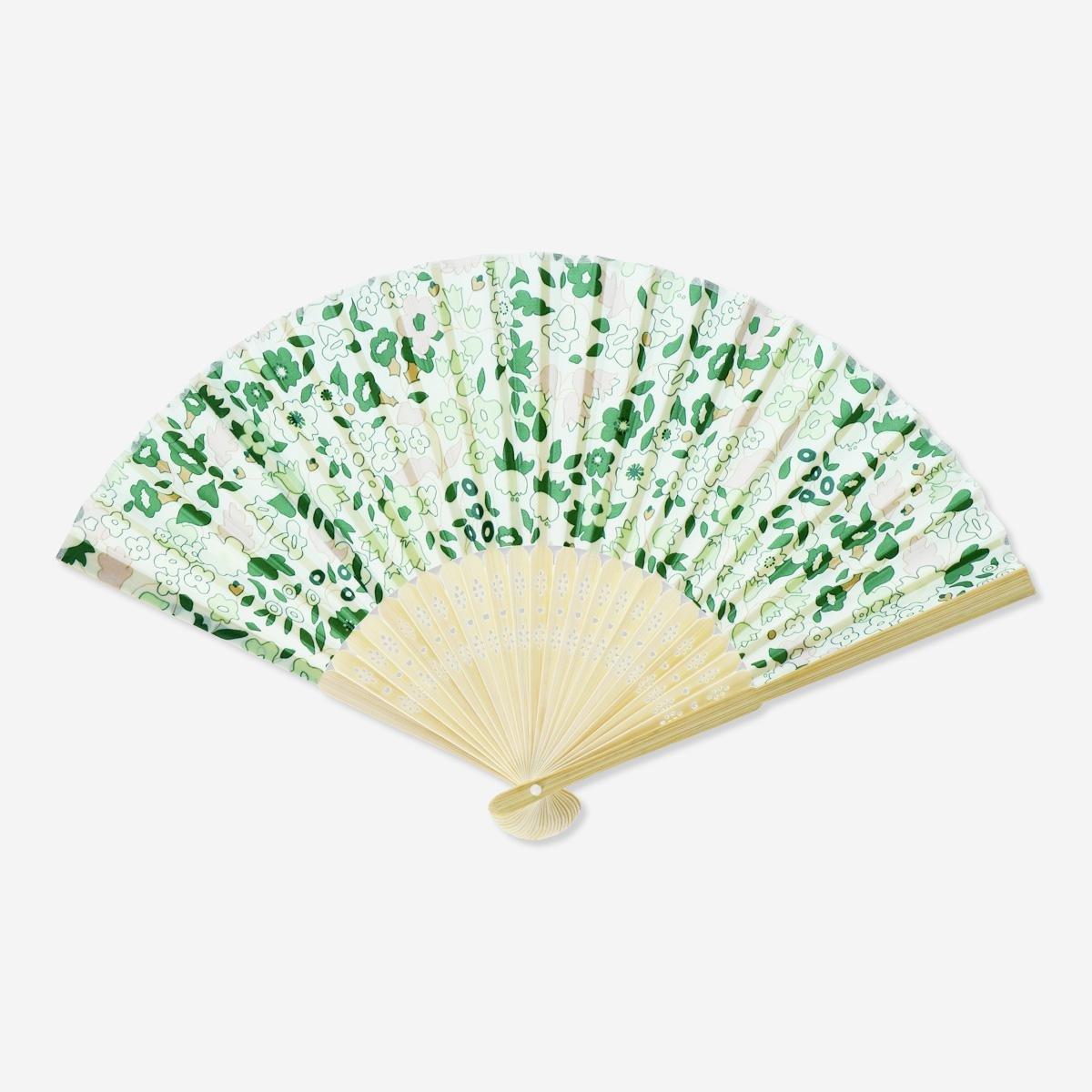 GREEN      Foldable fan
