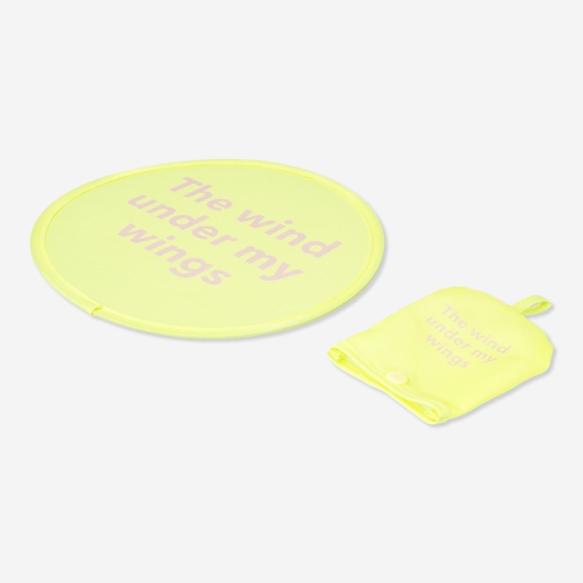 YELLOW     Foldable fan