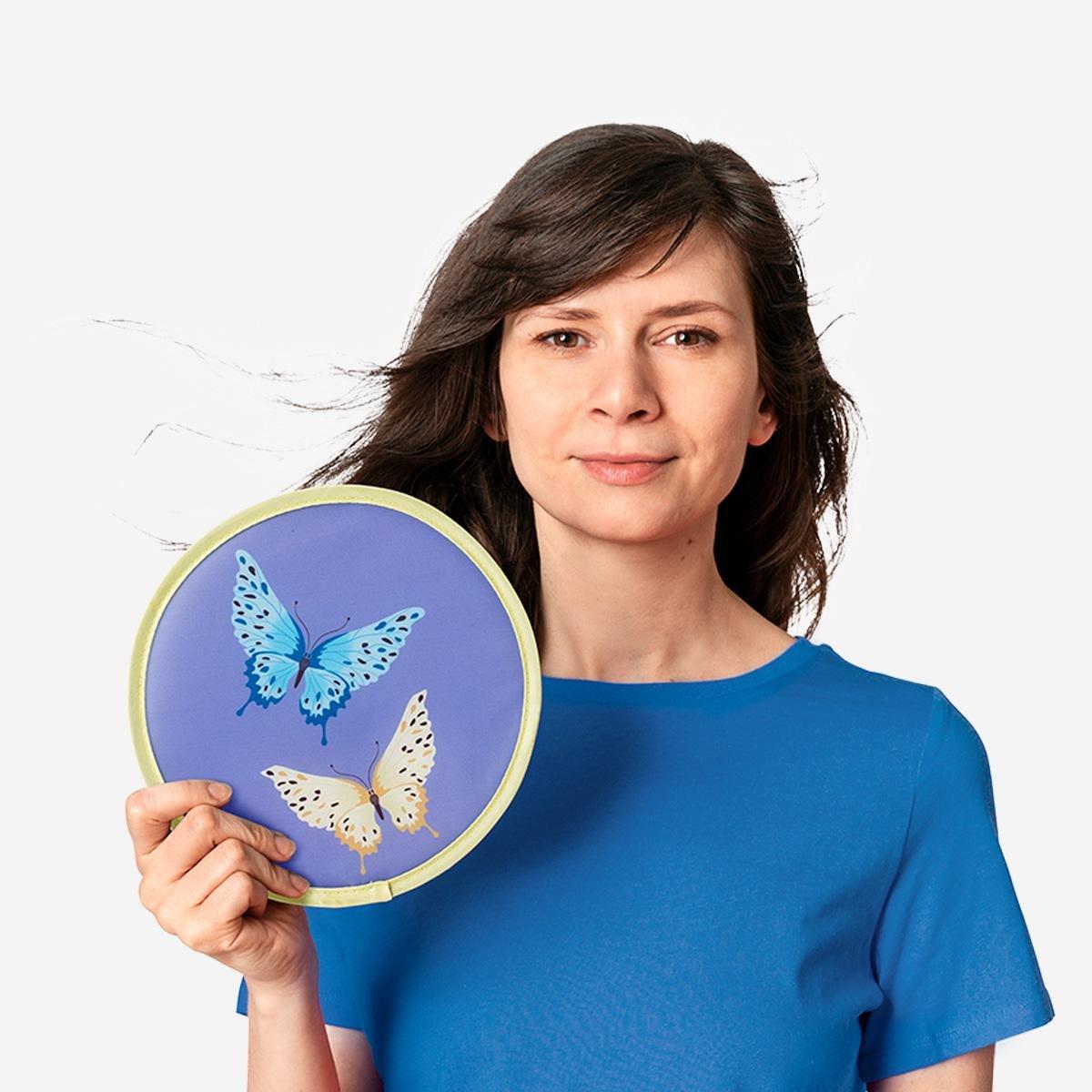 BLUE       Foldable fan