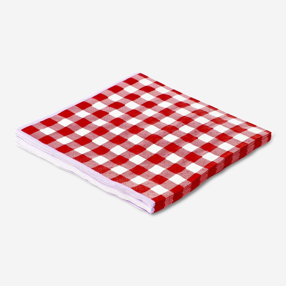 RED        Napkins. 15 pcs