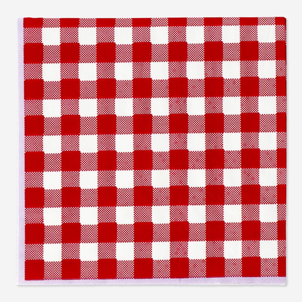 RED        Napkins. 15 pcs