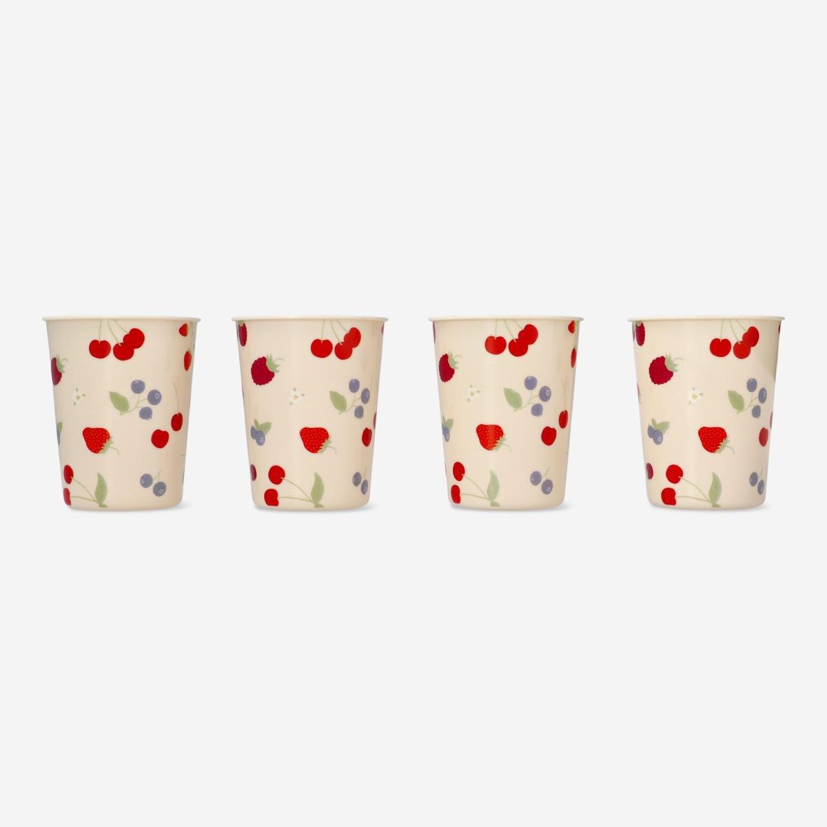 MULTI      Plastic cups. 4 pcs