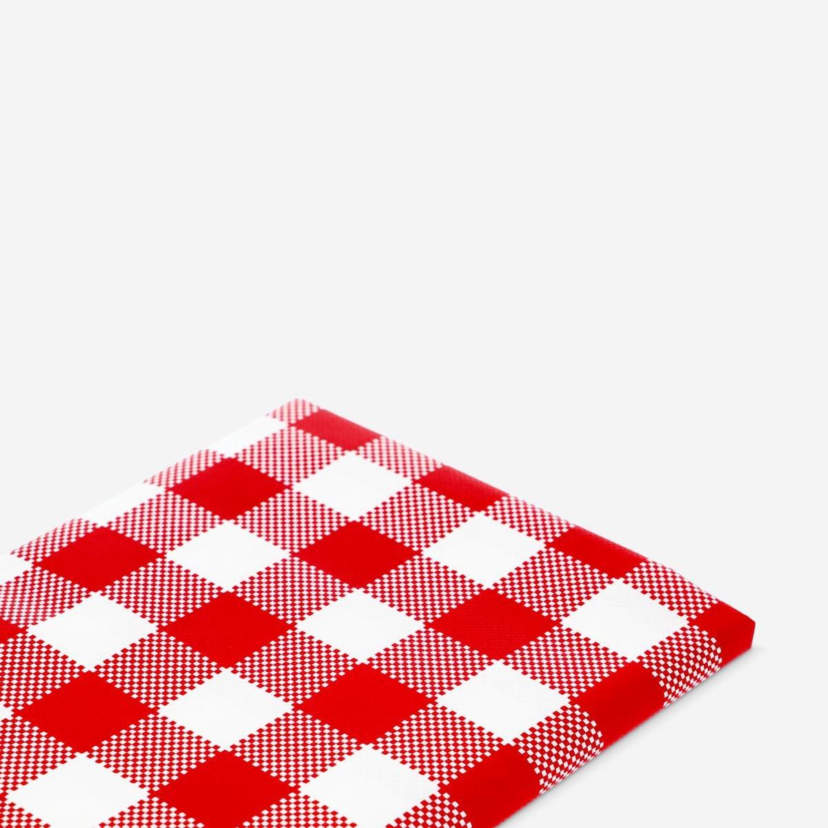 Red tablecloth. 180x120 cm
