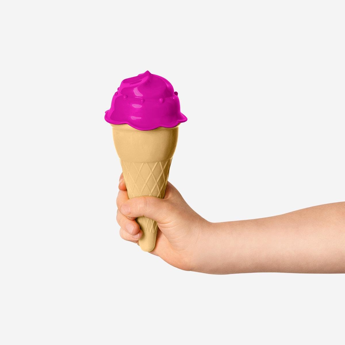 Multicolour Ice Cream Sand Moulds. 9 Pcs