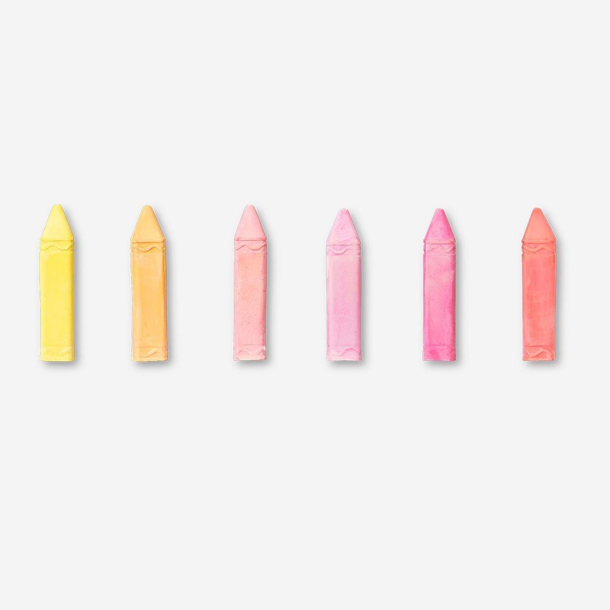 Multicolour pavement chalks. 24 pcs