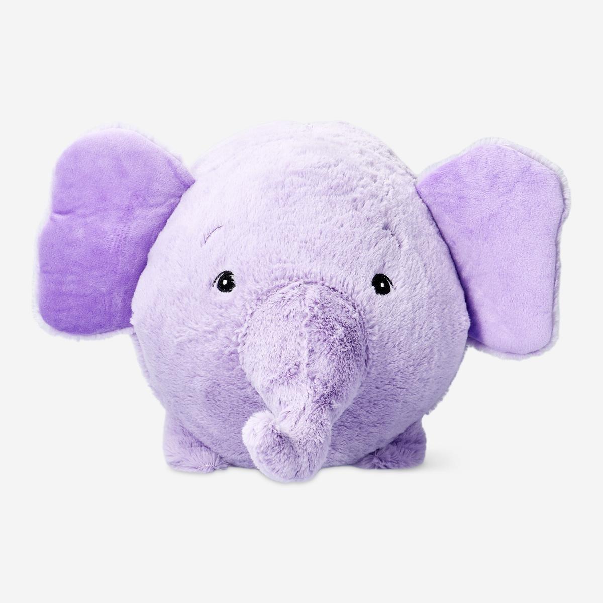 Purple elephant soft toy