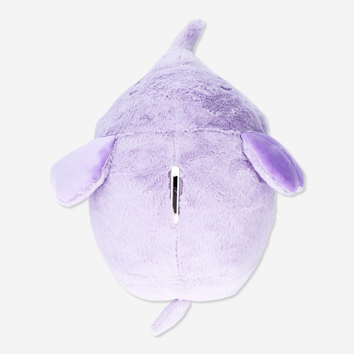 Purple elephant soft toy