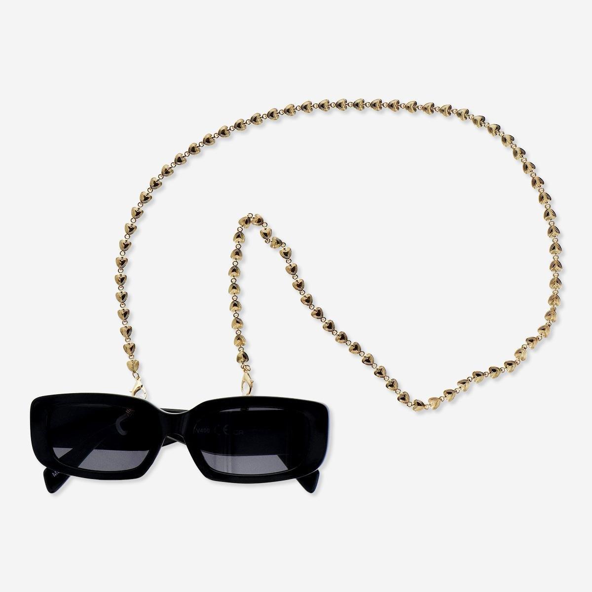 Gold spectacle strap