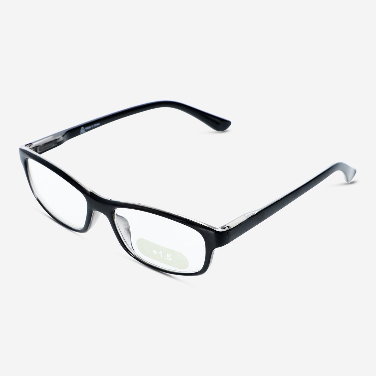 Black Reading glasses. +1.5